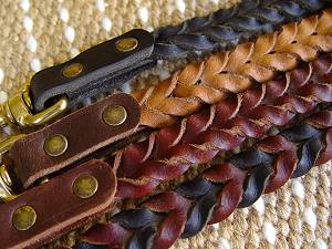 Leather Dog Leash for Labrador