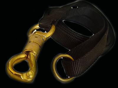Tracking dog leash massive solid brass snap with smart lock for Labrador