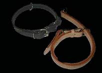 leather choke Labrador collar